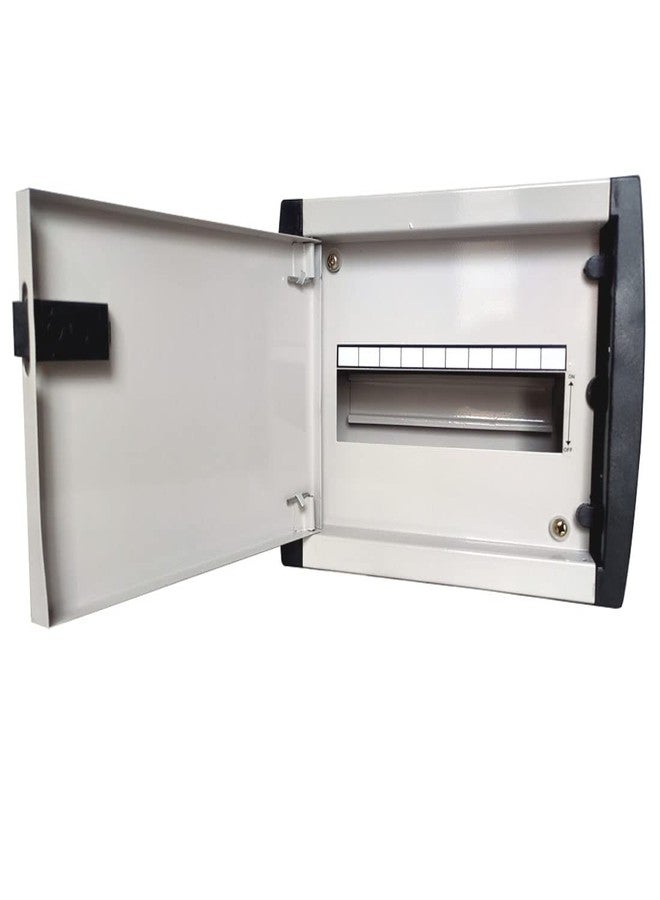 J M D GOLD JMD GOLD Db Spn 10 Way Steel, Copper, Brass Single Pole with Neutral Double Door Distribution MCB Board (White) - Image 2